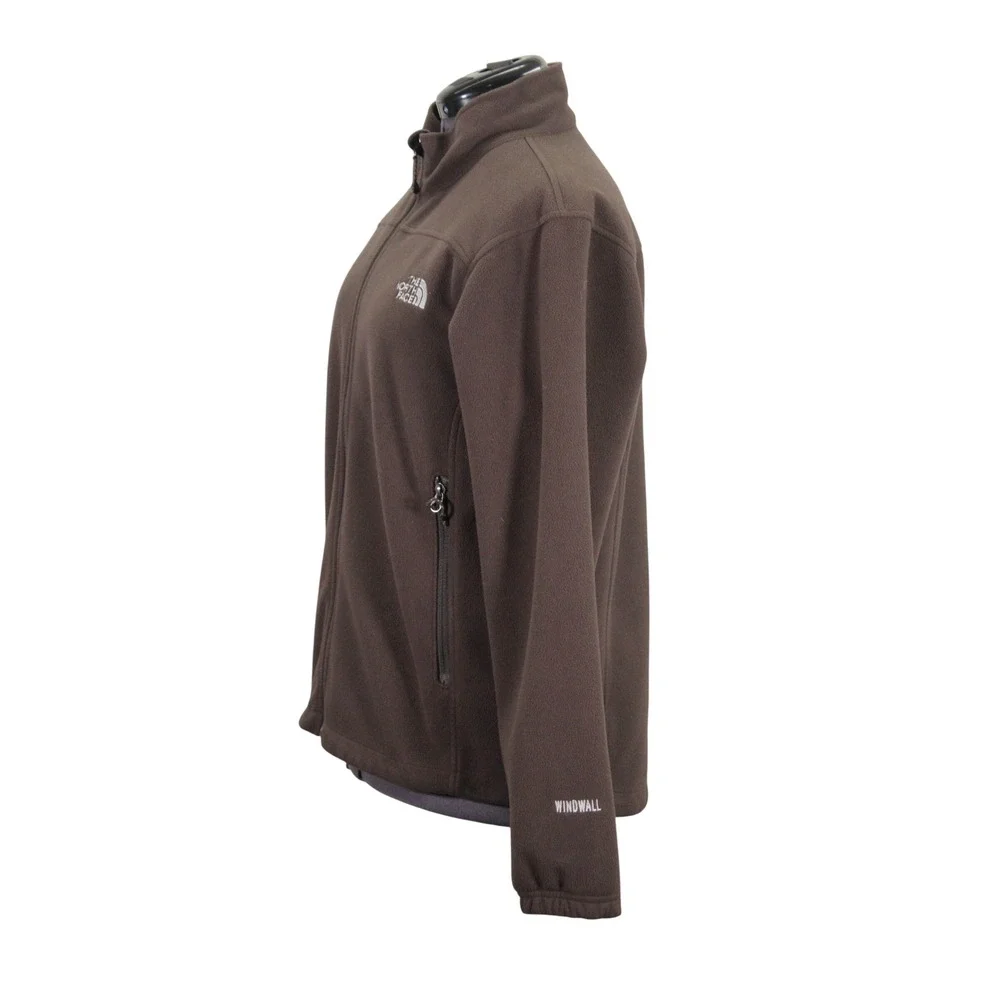 The‎ North Face WindWall Fleece Jacket Men's M Brown Outdoor Hiking Gorpcore